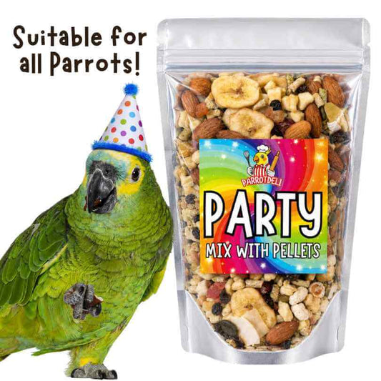 Parrot Deli Party Mix With Pellets